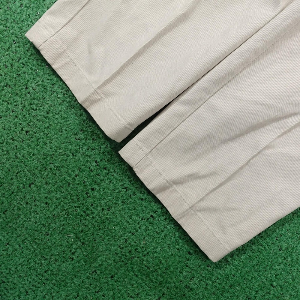 New L.L. Bean Pants Mens 34x36 Beige Khakis Classic Fit Cotton Wrinkle Resistant - Picture 4 of 8